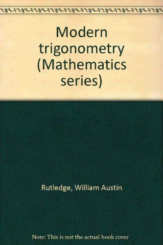 Modern Trigonometry, second edition B00CC9K11K Book Cover