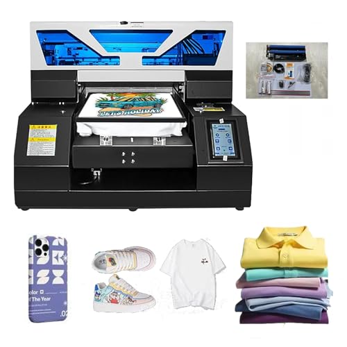 DTG Printe A3 L1800 UV DTG Printe T-Shirt Machine Higher Resolution...