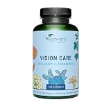 Complément YEUX Vegavero® | Avec Lutéine, Zéaxanthine, Myrtille, Zinc, Vitamines A et B2 | SANS ADDITIFS | 120 Gélules | Protection +...