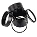 8 Piece Lens Adapter Ring and Extension Tube Set, Includes Multiple Specifications. Astronomical Telescope Accessory Tube. Astronomical Telescope Accessories.(M42x0.75mmThread)
