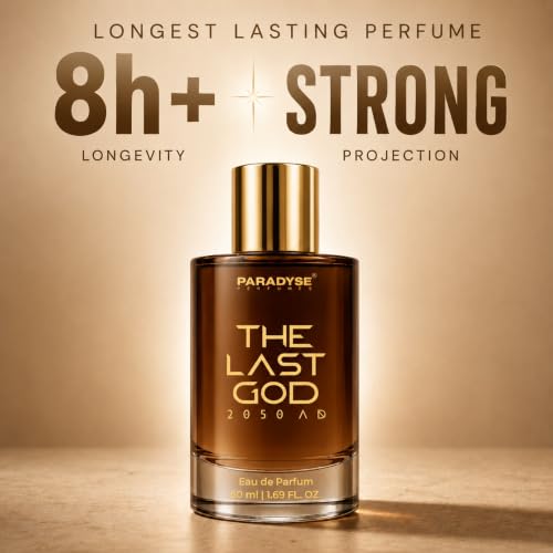 Image of The Last God by Paradyse - The God Collection Unisex Eau de Parfum | Cool Lavender & Mint, Vanilla-Benzoin Heart, Warm Honey, Tonka Bean & Tobacco Base (50 ml)