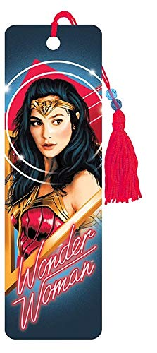 Image of Wonder Woman Sock Set - Bundle with 2 Pair of Superhero Slipper Socks, Plus Bookmark | Wonder Woman Socks for Women