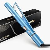 Hair Straightener and Curler 2 in 1, Flat Iron Curling Iron in One, Flat Iron Hair Straightener/Dark Blue