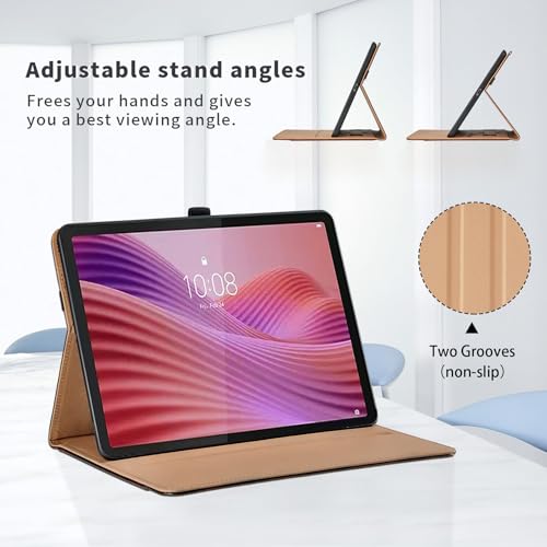 Funda Lenovo Tab 10.1 2025 anticaídas con bolsillo exterior útil 2