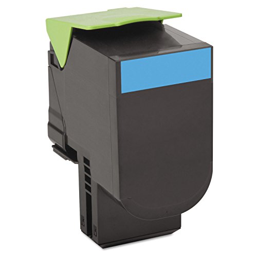 Lexmark CX510de cartouche cyan 80C1XC0 originale pour imprimante laser
