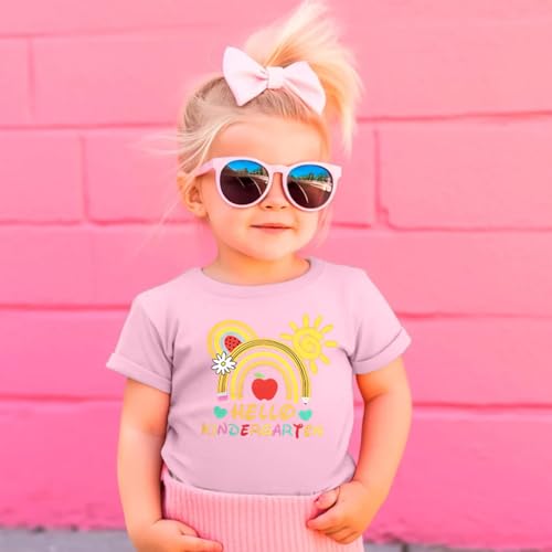 Image of Rollin Into Kindergarten Shirt Boys Girls First Day of Kindergarten T Shirts Little Kids Tee Top