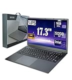NBVCXSD Laptop Computer, 17 Inch Laptop, Win 11, 16GB RAM, 512GB SSD, Celeron Quad-Core Processor(Up to 2.9GHz), IPS Full HD Display with, Type-C, Wi-Fi, USB3.0