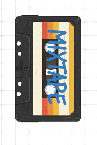 Mixtape: Wide Ruled Composition Notebook | Retro 80s & 90s Cassette Tape Aesthetic | Songwriting Journal & Music Diary | 100 Pages (6x9) image 2