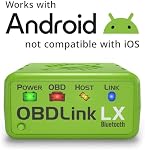 OBDLink LX Bluetooth 3.0 OBD2 Adapter for Motoscan, Torque, Hybrid Assistant (Android Only), OBD II Diagnostic Scanner