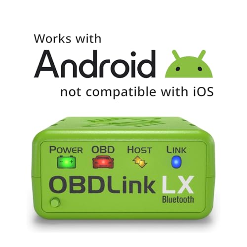 Image of OBDLink LX Bluetooth 3.0 OBD2 Adapter for Motoscan, Torque, Hybrid Assistant (Android Only), OBD II Diagnostic Scanner