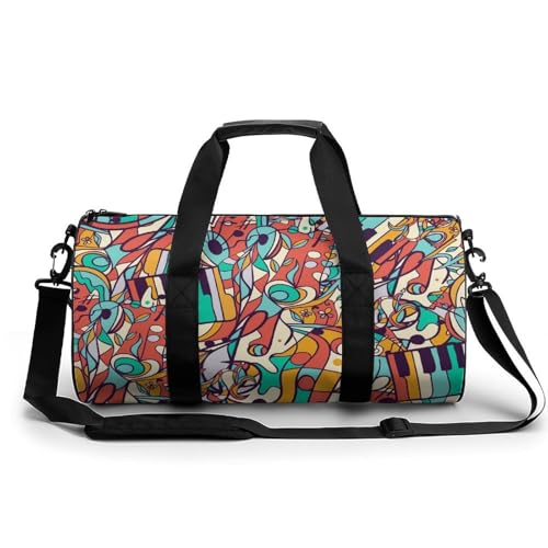 Sac de sport gym compact 45cm résistant pour éviter l'encombrement en voyage et rando