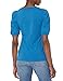 Amazon Essentials Women's Regular-Fit Puff Short-Sleeve Crewneck T-Shirt, Medium Blue, XX-Large