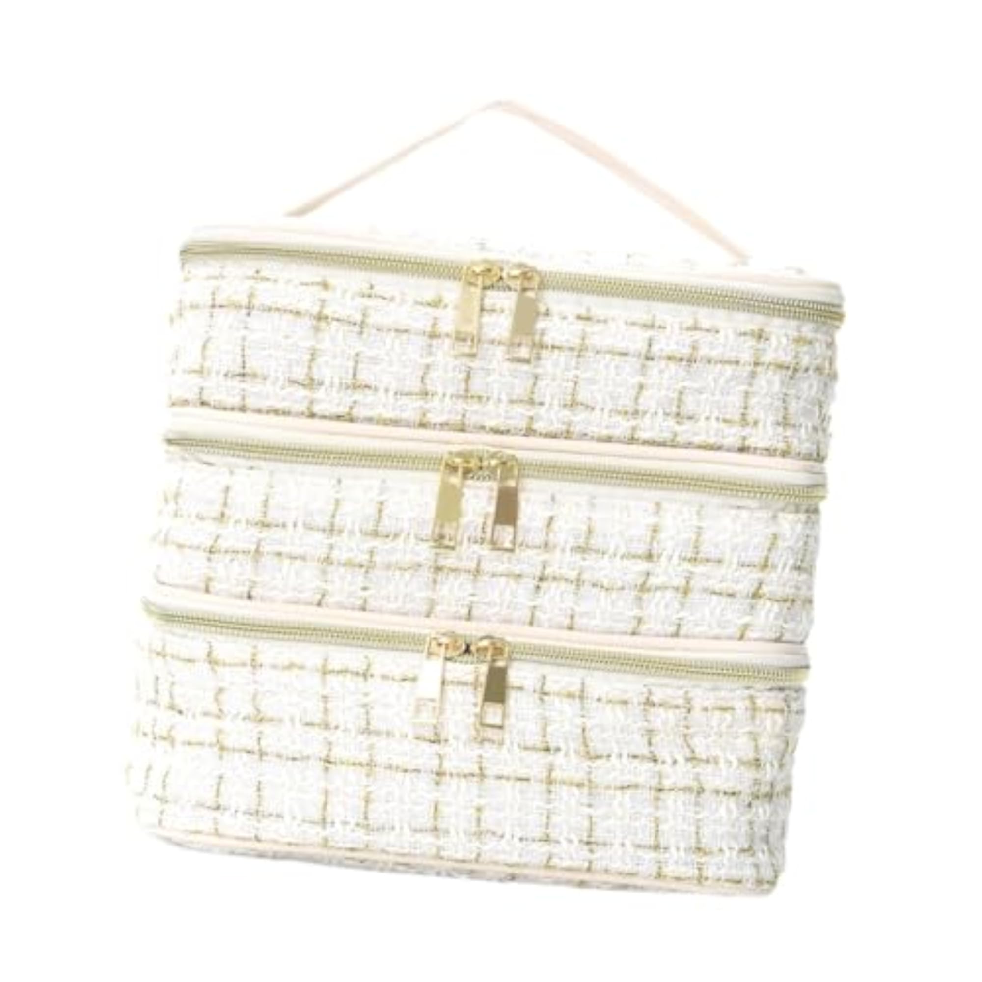 Toiletry Bag with Zipper, Women Makeup Bag for Gym