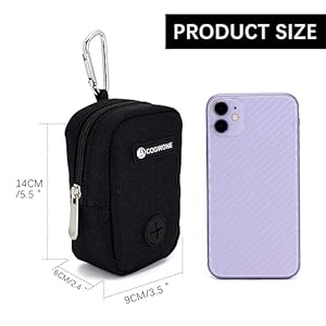 Dog treat pouch dog poop bag holder for leashes pets snack container with inner mesh bag puppy supplies perfect for training and walking  hands free dog waste bag dispenser  dog travel accessories   cucciolini doodles