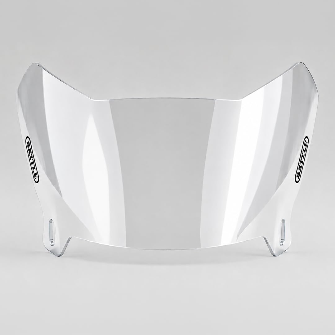 Battle Eclipse - Visera de fútbol con óptica HD Vision™, antivaho y resistente a los arañazos, visera optimizada para casco de fútbol SpeedFlex®
