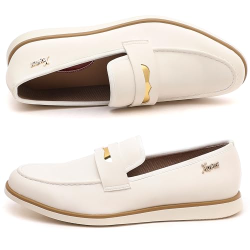 Men's Casual Loafers & Slip On Shoes Daily Commuting Comfortable Canvas Shoes Lightweight Non-Slip Walking Penny Shoes for Men3