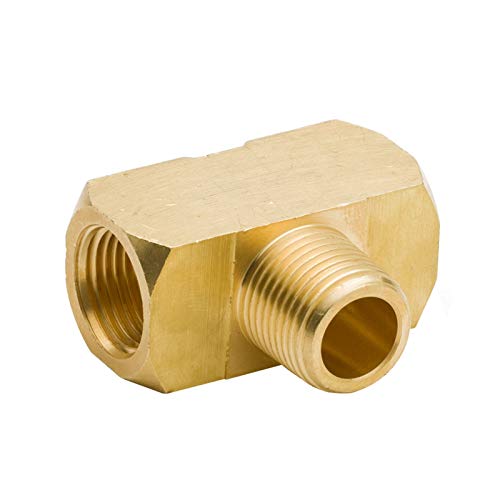 Qinlu-Brass Connector Hose Fitting 2pcs, 1/8