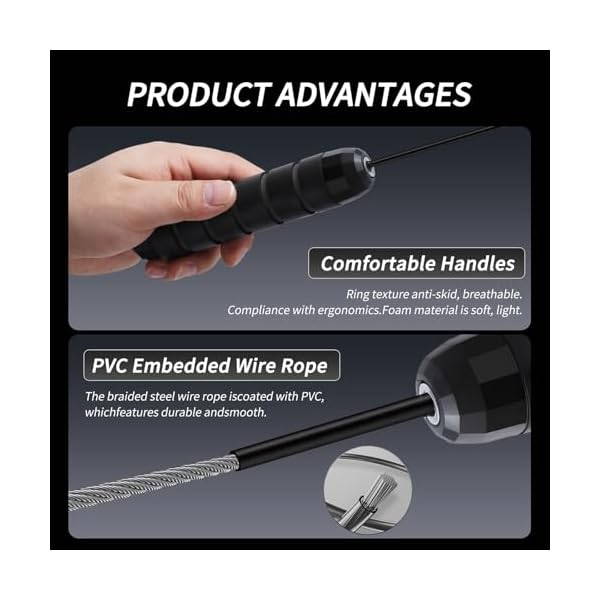 skipping rope,adjustable length,fastskippingropewithballbearing - Image 4