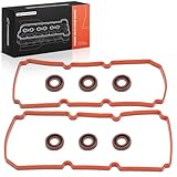 A-Premium Engine Valve Cover Gasket Set Compatible with Chrysler, Dodge Models - 2007-2011 - Grand Caravan, 300, Sebring, Town Country, Charger, Challenger, Avenger, Journey, Magnum, Nitro, Routan