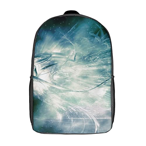 Sac à dos décontracté de grande capacité mode ado motif graphique 3D