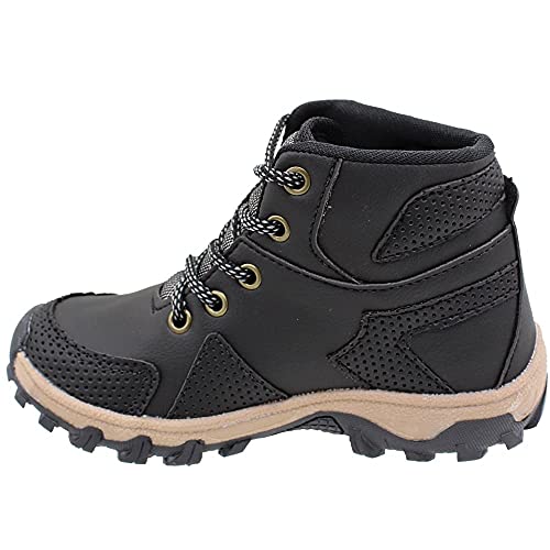 Bota Infantil Gibizinho Adventure Masculina Preta Coturno