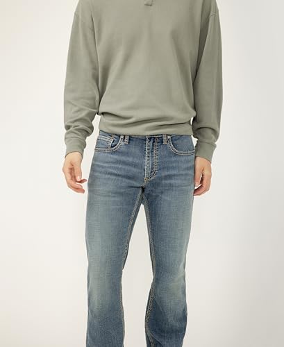 Image of Silver Jeans Co. Mens Jace Slim Fit Bootcut Jeans