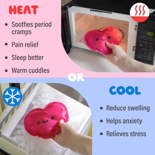 Image of Heatable Scented Cow Plush for Period Cramp Relief & Emotional Support, Microwavable Soft Toy Plushies, Coolable Stuffed Animal for Anxiety, Cute Heating Pad for Pain Relief (Pickle)