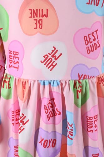 Image of Girls Long Sleeve Ruffled Dresses for Toddlers and Kids