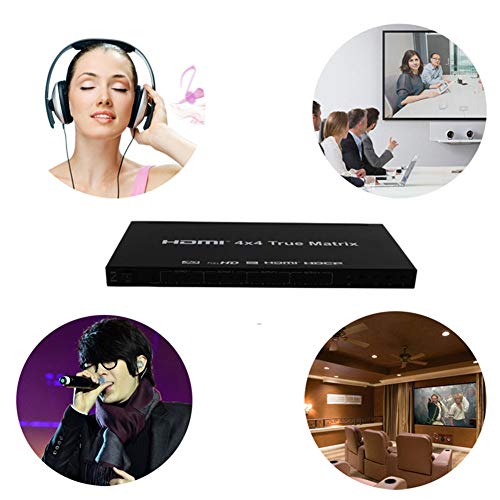 HDMI Matrix Switcher 4X4 4Kx2K 4 Ingresso 4 Uscita...