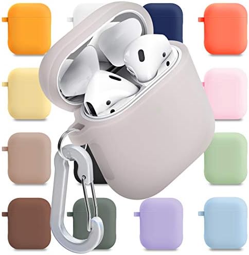 superdivision [3 in 1] AirPods Pro 2 / Pro Silicone Case + Anti-Lost Carabiner + Dust Guard Metal Film, Protective Cover with Keychain for Apple AirPods Pro (2022 / 2019) [Front LED Visible]