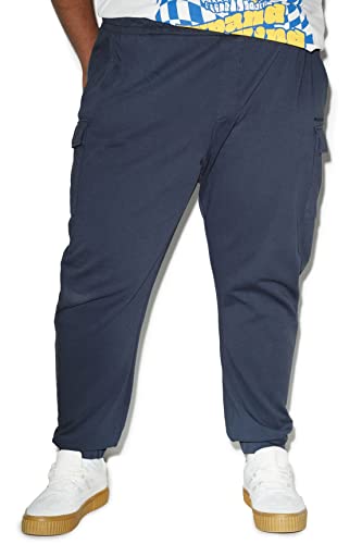C&A Herren Jogginhose Polyester|Baumwolle Hosen Unifarben dunkelblau 3XL