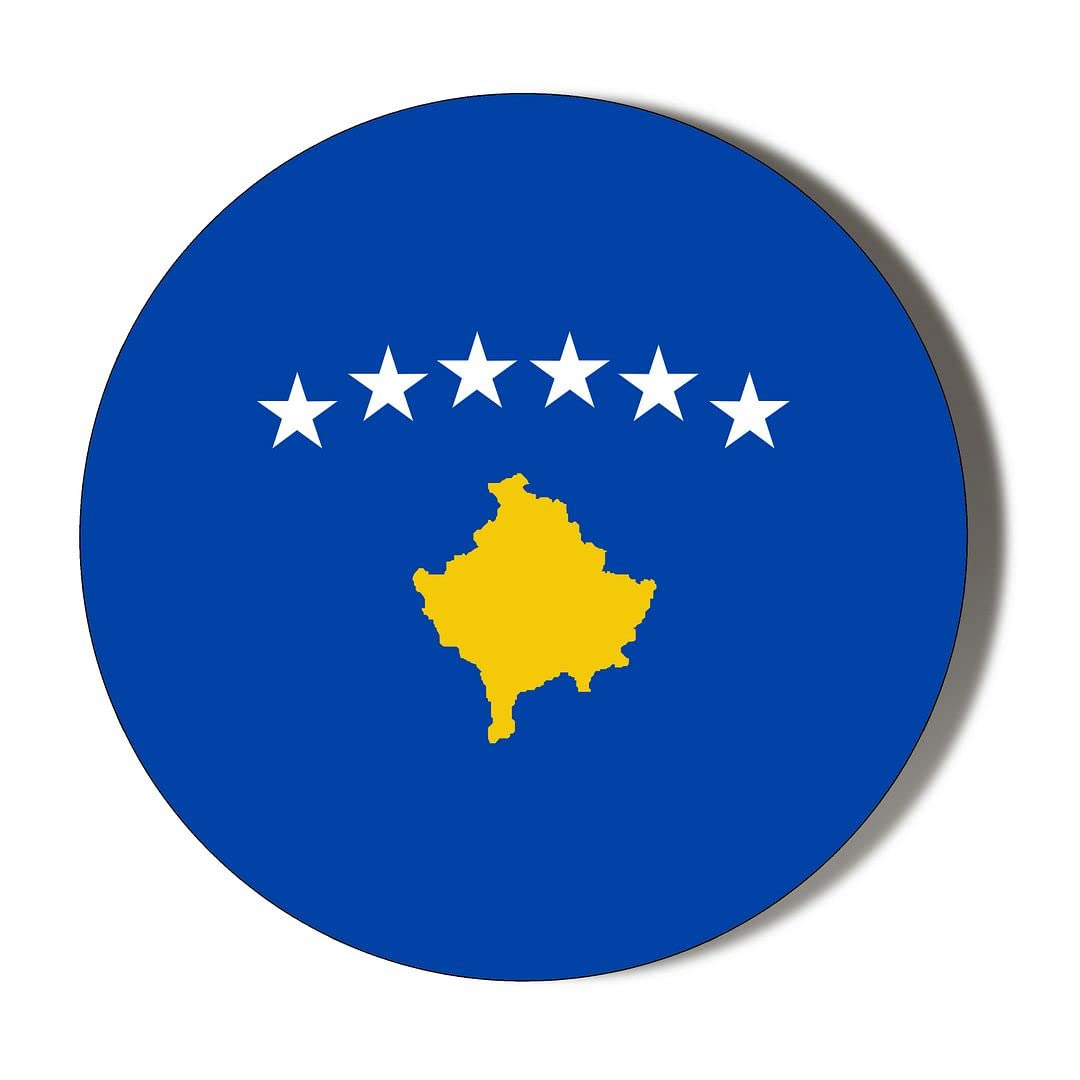 KOSOVO FLAG 45mm Fridge Magnet