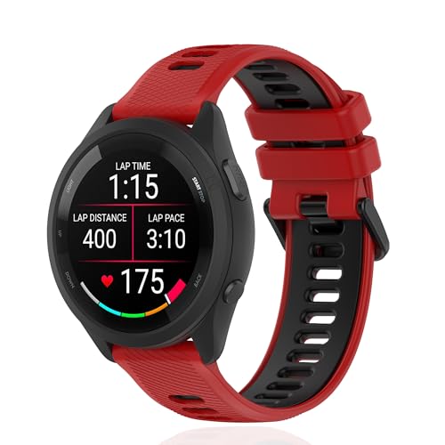 MELEJIA For Garmin Approach J1 43mm / Vivoactive 6 / 5 / Garmin Forerunner 570 42mm / 645 / Approach S50 / S44 / S42 / Venu Sq 2