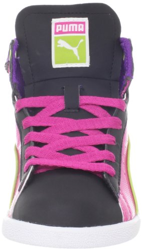 PUMA Girl's First Round Secret Pok Jr., Black/Purple2