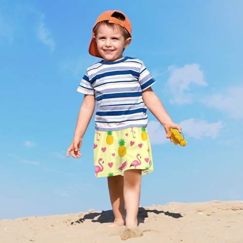 Short de bain à séchage rapide pour garçon 4-13 ans