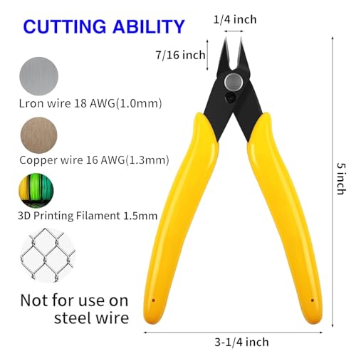 VASTOOLS Entgrater Werkzeug mit 10 Unterschiedlichen Klingen,mit Seitenschneider,für Heimwerkerarbeiten, Modellbau, 3D-Drucker, Kunst, Kunststoff