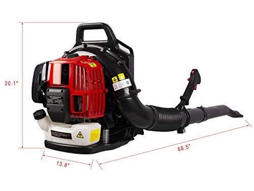 image for FAENZA 52CC 2-Cycle Gas Backpack Leaf Blower, 248MPH-530CFM, Gasoline 