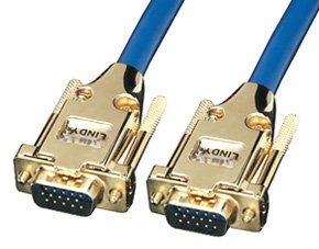 Lindy Premium Gold VGA Cable, 10m cavo VGA VGA (D-Sub) Blu