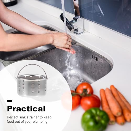 Set de 2 coladores para fregadero de cocina en acero inoxidable miniatura 5
