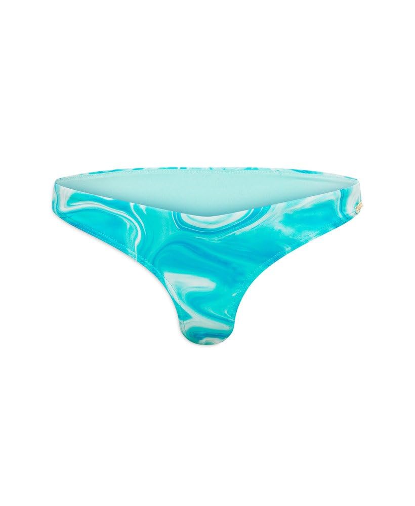 Superdry Damskie wyrafinowane majtki bikini z nadrukiem