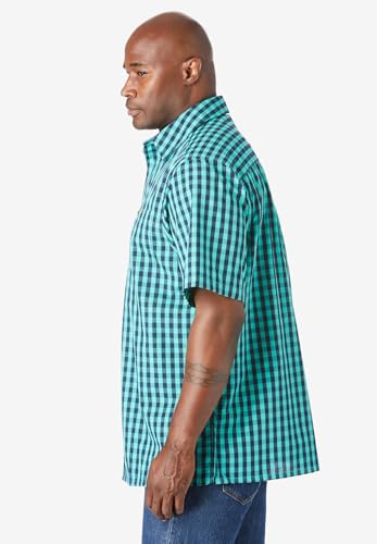 KingSize Men's Big & Tall Check Short-Sleeve Sport Shirt4