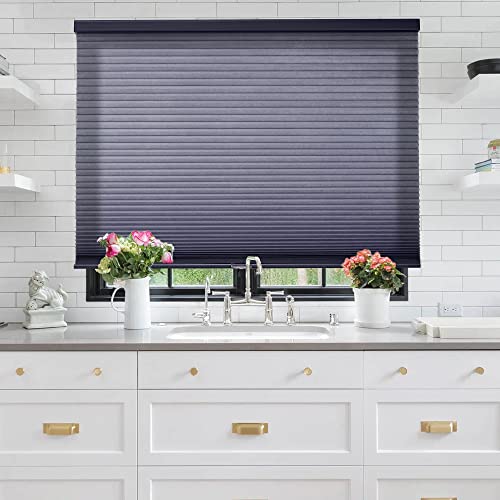 Chicology Cellular Shades , Window Blinds Cordless , Blinds For Windows , Window Shades For Home , Window Coverings , Cellular Blinds , Door Blinds , Morning Pebble, 30"W X 48"H #TOP2