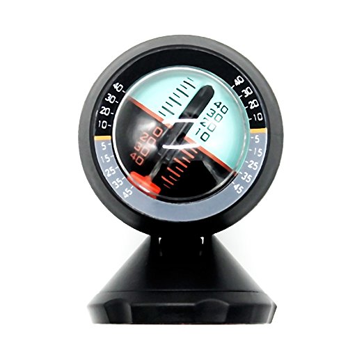 Yorten Carro Veículo Inclinômetro Ângulo Inclinação Inclinação Indicador Medidor de Nível Gradiente