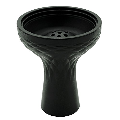 Cazoleta de Silicona Cachimba Bowl Pot Shisha Cabeza de Silicona Con Ranura,...