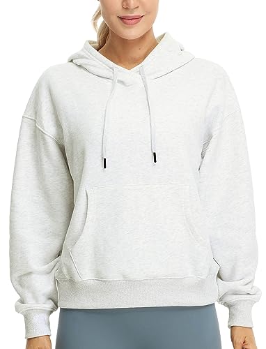 Sweat à capuche en polaire pour femme icyzone décontracté avec poche