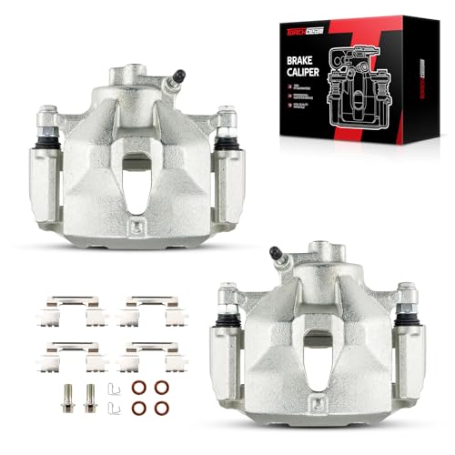 Image of Torchbeam Front Brake Calipers Set for Toyota 2004-2010 Sienna, Toyota 2005-2007 Avalon, Toyota 2004-2008 Solara, Front Left and Front Right Calipers Replace # 19B2715+19B2714
