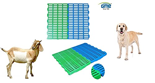 Plastic slatted Goat Flooring are Modern Method Used in Goat Farm with Less Labour and get Good Growth for Other pet Animals Dog (Set of 2 nos)