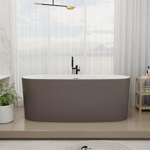 Mokleba 59in Solid Surface Resin Tub