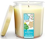 Stillwater Bath and Body Christmas Cookie Scented Candle for Home | Non Toxic Long Lasting Soy Candl