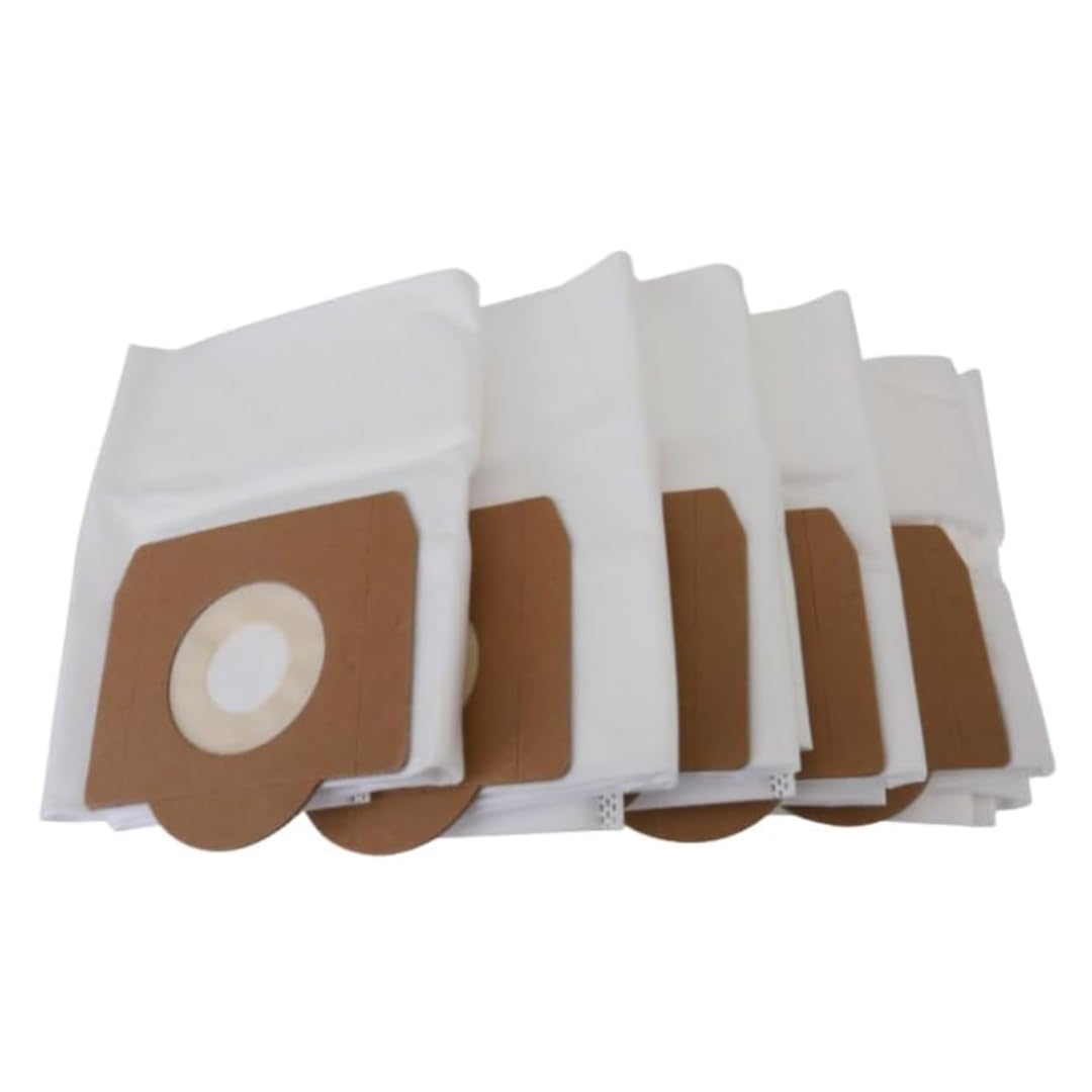 Replacement Microfibre Dust Bags for Titan Wet & Dry Vacuum Cleaner Compatible with 16L 20L 30L 40L Models Pack of 5